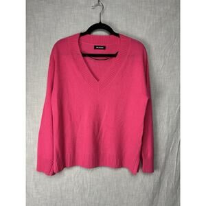 Naadam 100% Cashmere V Neck Boyfriend Pullover Size M Luxury